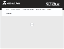 Tablet Screenshot of materialesavila.com